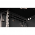 Шкаф 19" телекоммуникационный настенный, 9U 501x600х450 мм, дверь металл, черный
